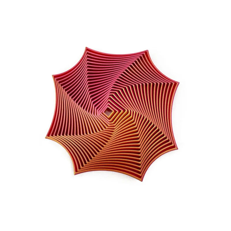 Octagonal 3D Geometric Fidget – Visual Illusion Stress Toy