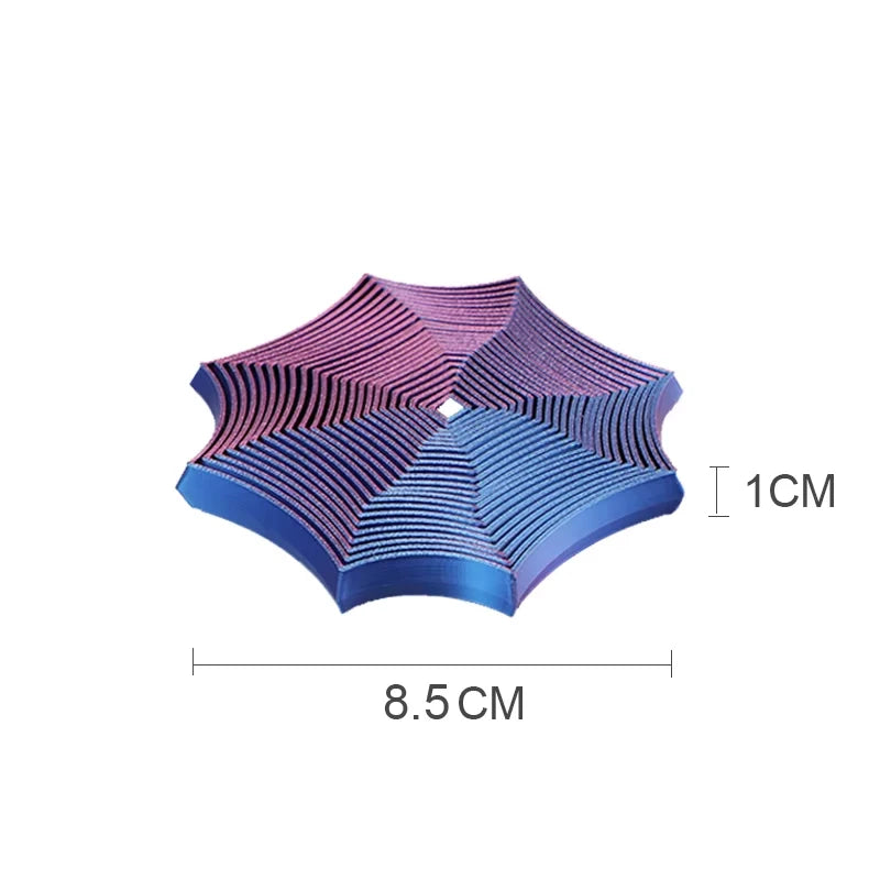 Octagonal 3D Geometric Fidget – Visual Illusion Stress Toy