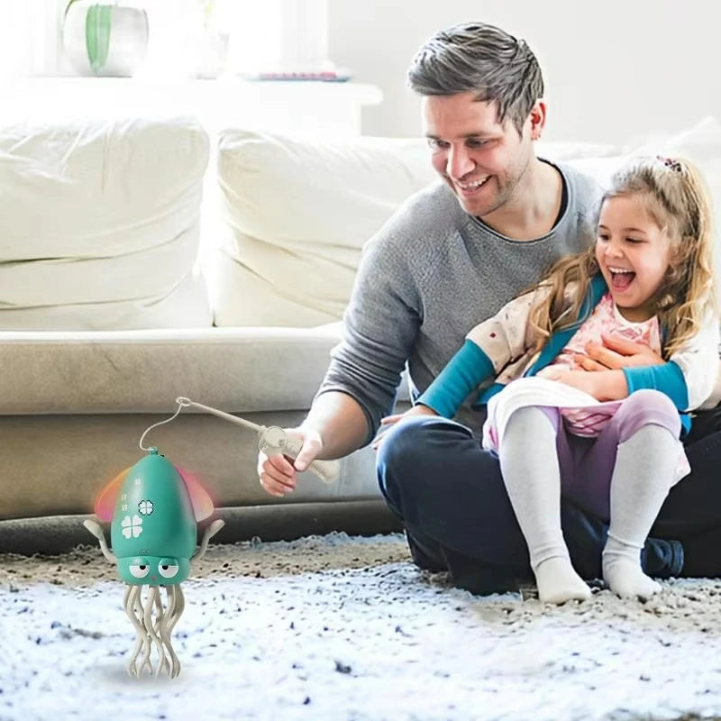 Dancing Squid Light-Up Toy – Funny Moving Electronic Pet