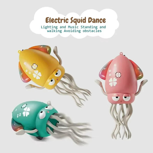 Dancing Squid Light-Up Toy – Funny Moving Electronic Pet