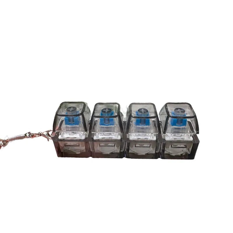 LED Keyboard Keychain Fidget – Clicky Stress Relief Toy