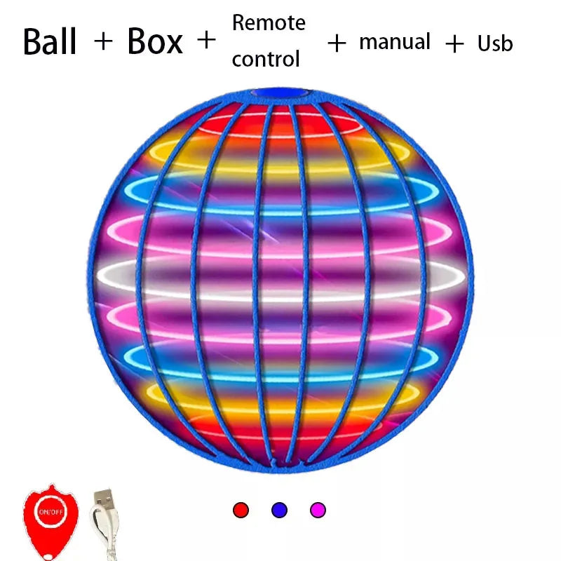 Magic Flying Orb – LED Hover Spinner Ball Toy