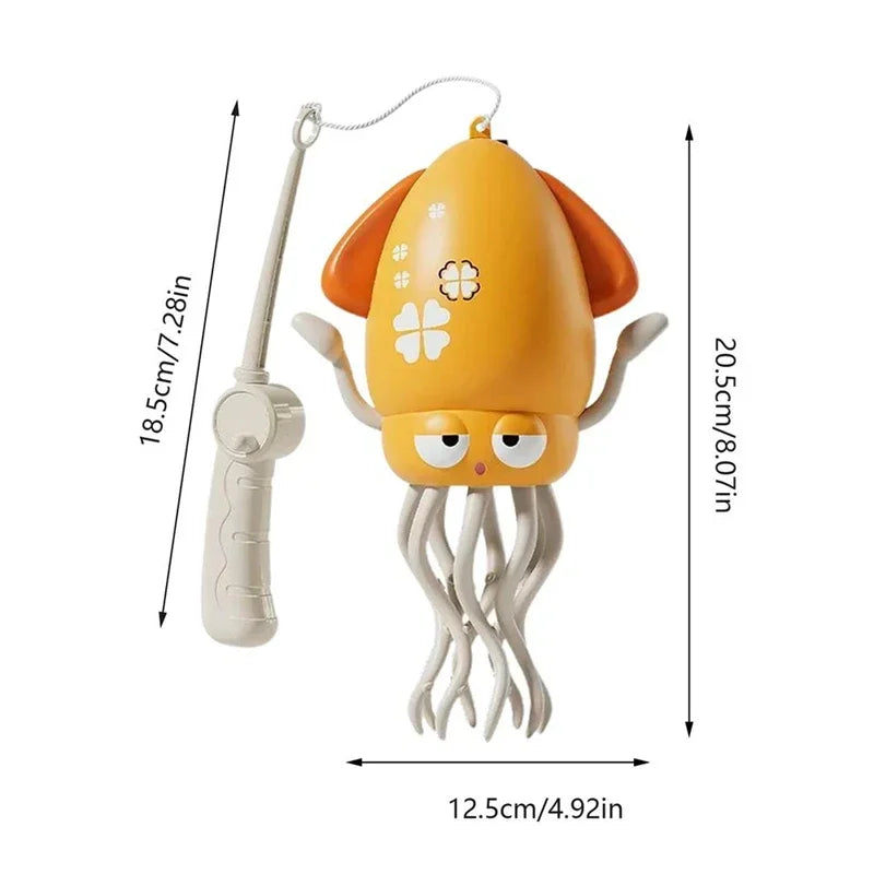 Dancing Squid Light-Up Toy – Funny Moving Electronic Pet