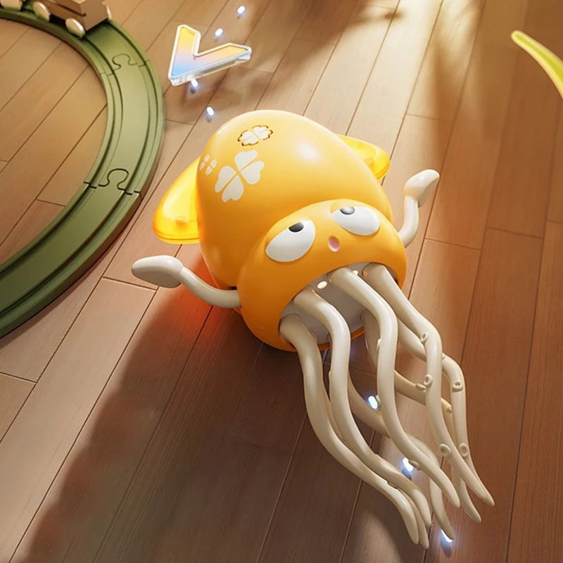 Dancing Squid Light-Up Toy – Funny Moving Electronic Pet