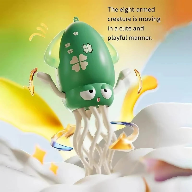 Dancing Squid Light-Up Toy – Funny Moving Electronic Pet
