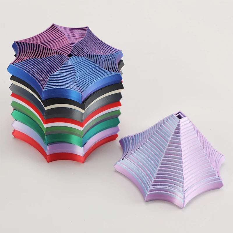 Octagonal 3D Geometric Fidget – Visual Illusion Stress Toy