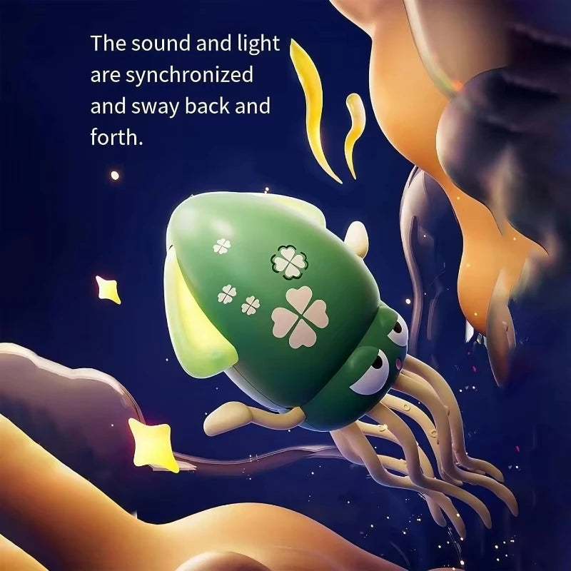 Dancing Squid Light-Up Toy – Funny Moving Electronic Pet