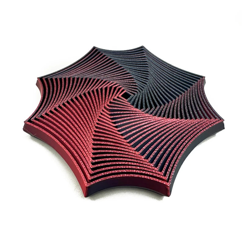 Octagonal 3D Geometric Fidget – Visual Illusion Stress Toy